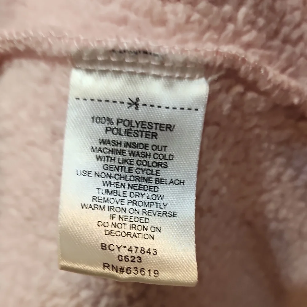 Bebe Hoodie Light Pink with Gold Logo Kids Size Medium